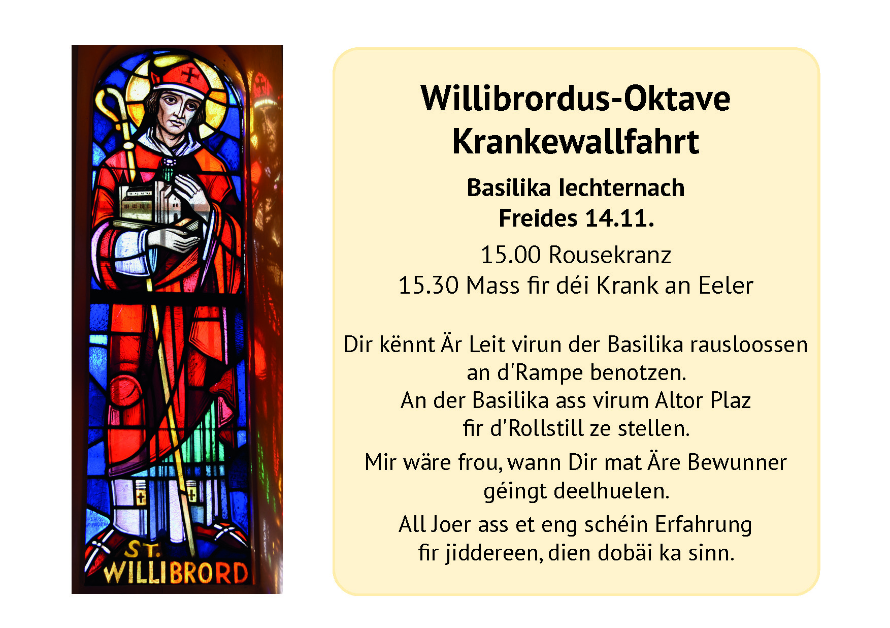 Wallfahrt Eeler Leit WB Oktave 2025