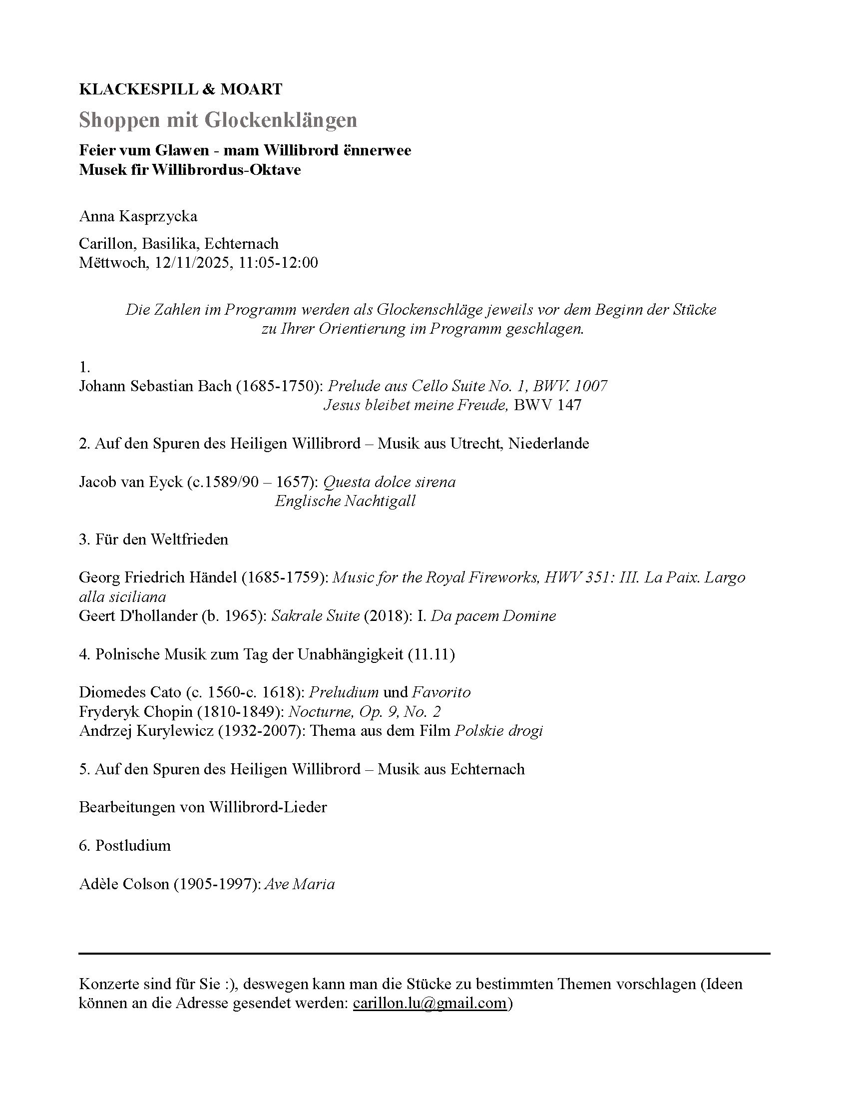 programm echternach 11 2025
