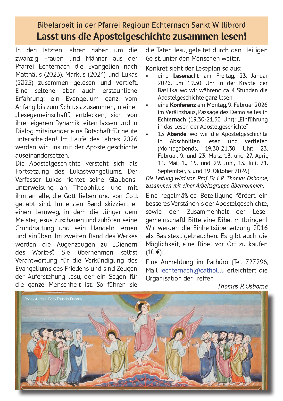 Bibelowender Apostelgeschicht 2