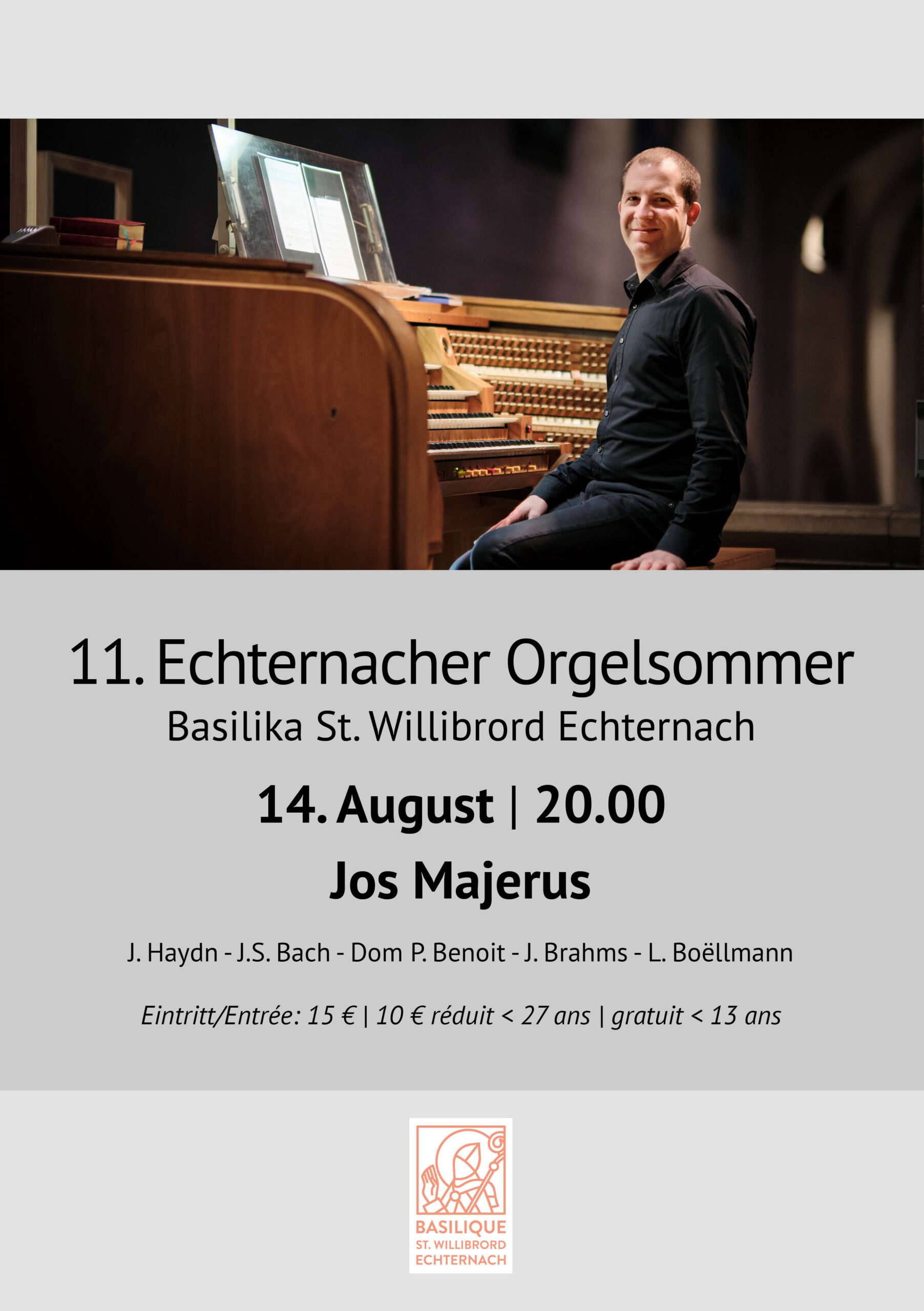 Orgelsommer 2026 Jos Majerus
